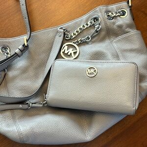 Michael Kors Leather Purse and Wallet